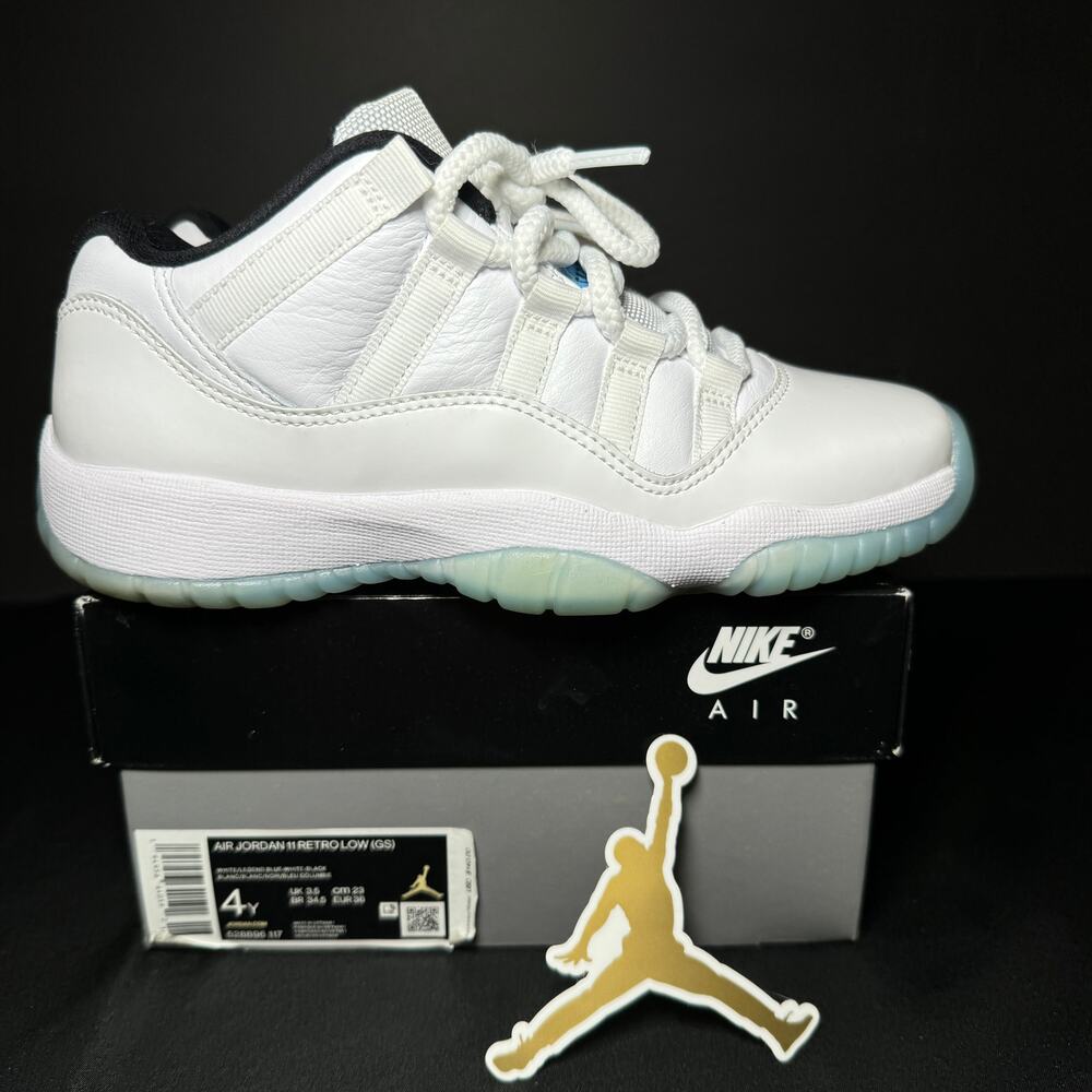 Size 4 - Nike Air Jordan 11 Retro Low GS Legend Blue Men's Shoes